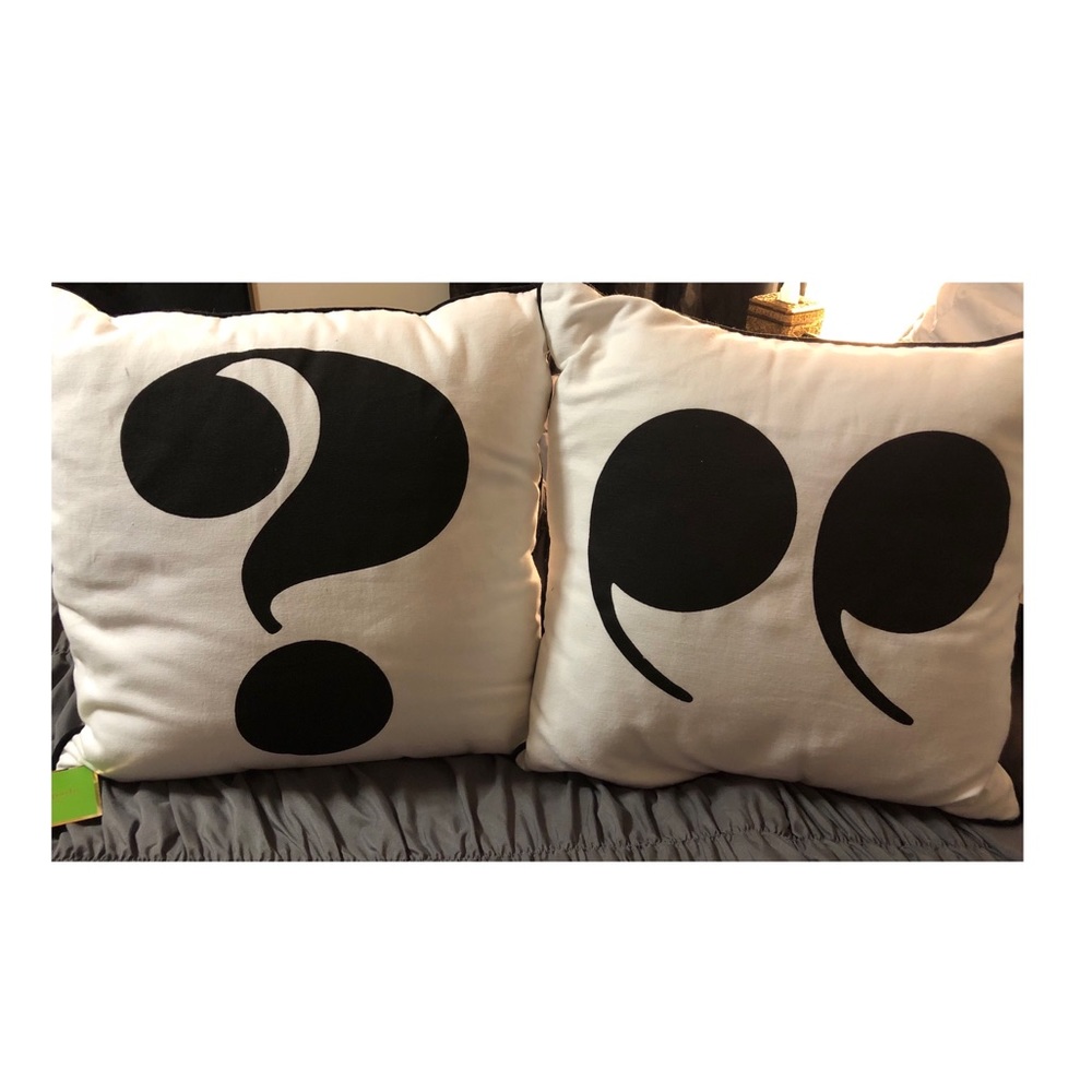 Kate Spade decorative pillows